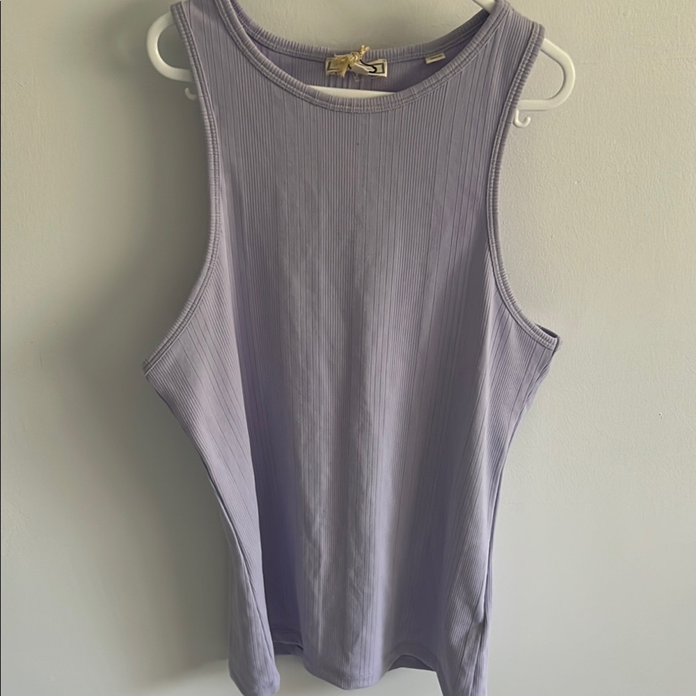 Fat Face Purple Casual Tank Top